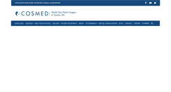 Desktop Screenshot of cosmedclinic.com